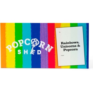 Rainbow Gourmet Popcorn Letterbox Gift - Multicolour by Popcorn Shed