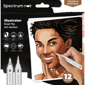 Spectrum Noir Illustrator 12 Pack by Spectrum Noir