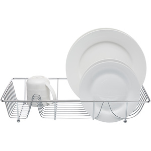 KitchenCraft Chrome Plated Large Wire Dish Drainer - Silver by KitchenCraft