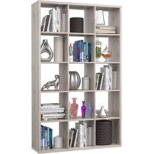 Mauro 3x5 Shelving Unit - Sand Oak by Furniture To Go