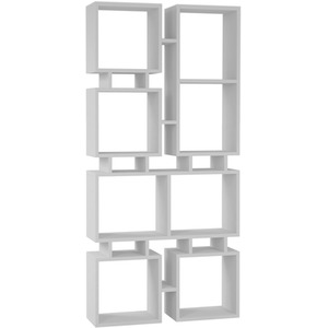 Rail Bookcase Modern Display Unit by Decortie