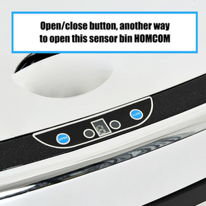 HOMCOM Sensor Bin 68L Automatic Kitchen Waste - Silver by HOMCOM