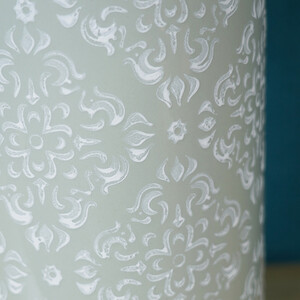 Cressida Table Lamp - Cream and White