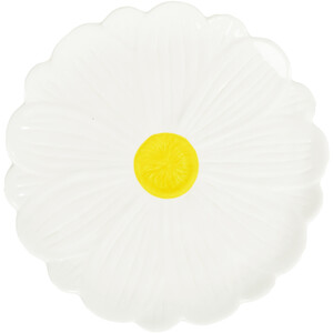 Daisy Plate - Yellow and White / Large