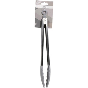 Oslo Silicone Tongs - Grey