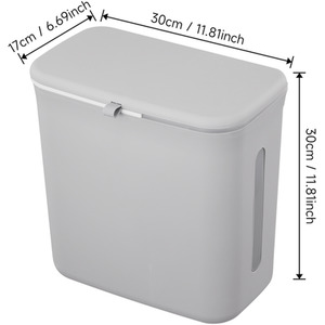 Kitchen Waste Bin with Sliding Lid by lifeideas