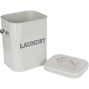 Living Nostalgia French Grey Laundry Tin - Grey by KitchenCraft