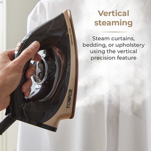 Ceraglide 2400W 1.5L Steam Gen Champagne Gold and Black - Champagne Gold by Tower