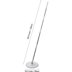 Hands-free Spin Mop and Bucket Cleaning Set - Grey / 26cm by Livingandhome