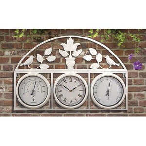 Wyegate Clock Outdoor Weather Station by Garden Gear