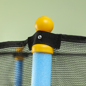 HOMCOM 6FT Kids Trampoline with Enclosure - Blue by HOMCOM