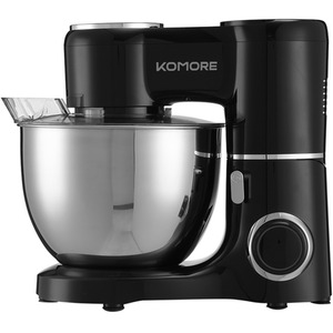 Household Electric Stand Mixer with Splash Guard - Black by Livingandhome