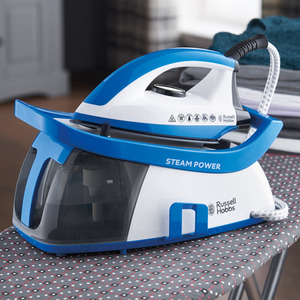 2600W Steam Power Steam Generator Iron Blue - Blue by Russell Hobbs