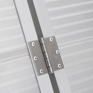 HOMCOM 3ft Aluminium Folding Wheelchair Ramp And Mobility Suitcase - Silver by HOMCOM