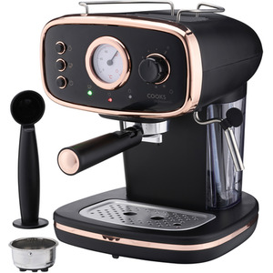 15-Bar Retro Espresso Coffee Machine by Cooks Professional