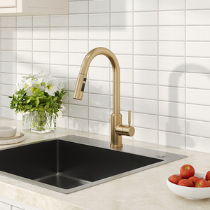 Stainless Steel Mixer Tap with 3 Water Flow Modes - Gold by Livingandhome