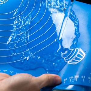 Anti-Slip Non Stick Silicone Pastry Baking Mat - Blue by Slips Away