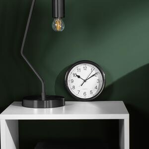 Basic Round Analogue Wall Clock - Black by OHS
