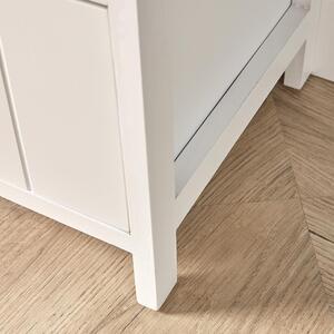 Home Source Lovestack 3 Heart Handle Drawer Chest Storage Unit - White by Home Source