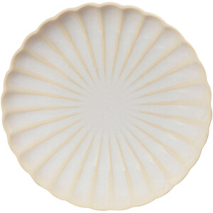 Ribbed Plate - White / Side Plate