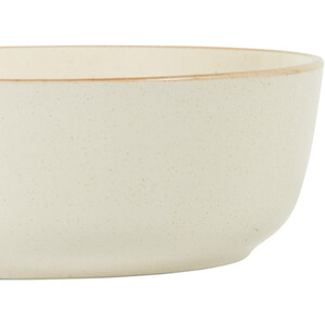 Sesame Speckle Stoneware Rice Bowl - Oatmeal and Sesame
