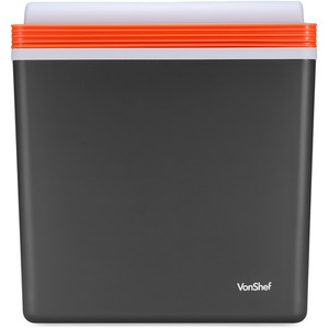 VonShef 20L Electric Cool Box, Insulated Cooler with Hot Cold Function - Dark Grey by VonShef