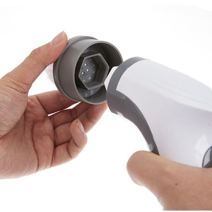 Retractable Electric Cleaning Brush - Grey by Livingandhome