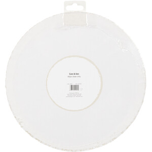 Hearts Round Cake Board - Neutral