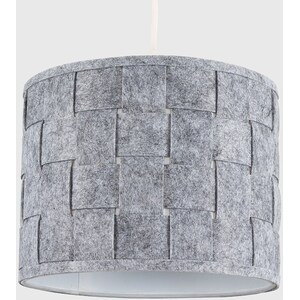 Monza Small Grey Ceiling Pendant Shade - Grey by ValueLights