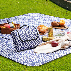 Picnic Large Beach Mat and Camping Outdoor Rug - Blue / 200cm