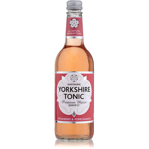 Strawberry and Pomegranate Yorkshire Tonic 500ml x 8 by Yorkshire Tonic