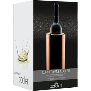 BarCraft Double Walled Copper Finish Wine Cooler, Gift Boxed - Copper by BarCraft