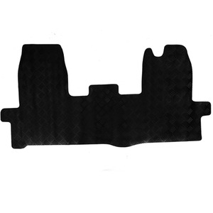 Ford Transit Mk8 2013 onwards Van Mat Tailored Rubber Car Black 1pc - Black by Easimat