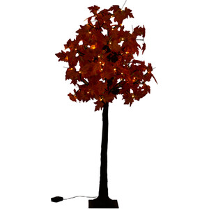 Autumnal Maple Leaf Tree - Orange