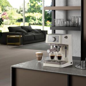 DeLonghi Stilosa Manual Coffee Machine - Cream by DeLonghi