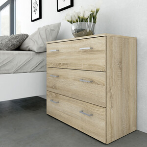 Space 3 Piece Bedroom Set - Oak