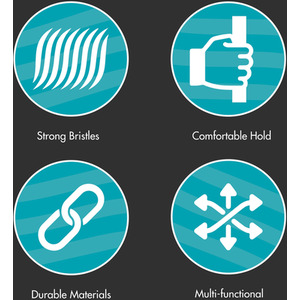 JVL Car Cleaning - Long Handle Wheel Brush by JVL