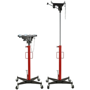 0.5 Ton High Lift Transmission Jack - Red by Livingandhome