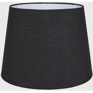 Modern Tapered Table Floor Lamp Light Shade With Black Fabric Finish - Black by ValueLights