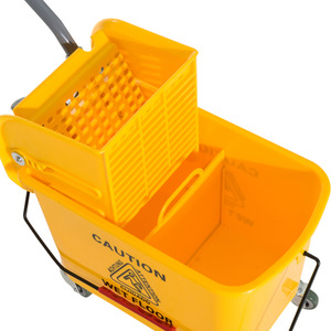 HOMCOM Mop Bucket with Wringer Wheels by HOMCOM