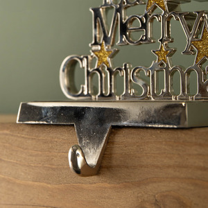 Silver Christmas Stocking Hanger Choice of Song by Samuel Alexander
