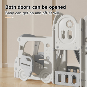 Toddler Slide and Climber Playset with Basketball Hoop and Telescope by Livingandhome