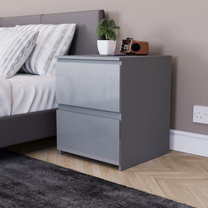 Vida Designs Glinton 3 Piece FSC Bedroom Set - Grey by Vida Designs