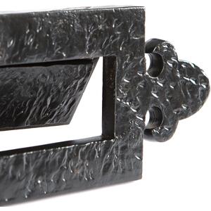Fleur De Lis Letter Plate Black - Black by Hammer and Tongs
