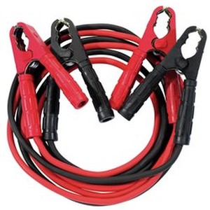 Draper Heavy Duty Booster Cable - Black/Red / 30cm / 26cm by Draper