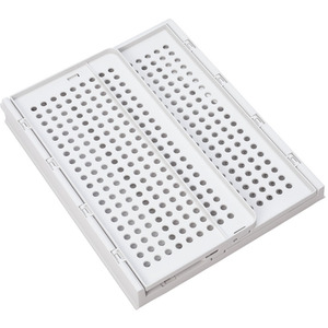 Set of 8 Foldable Stackable Wardrobe Drawer Organiser - White by Livingandhome