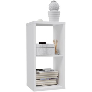 Mauro 1-Shelf Unit - Matt White by Furniture To Go