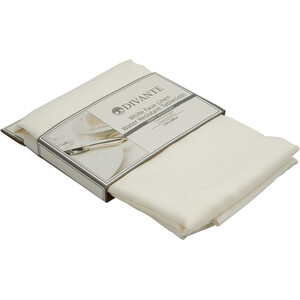 Linen Look Table Cloth - White by Divante