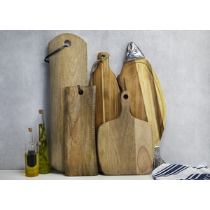 MasterClass Serving Platter Gourmet Prep Extra Long Mango Plank - Brown by MASTERCLASS