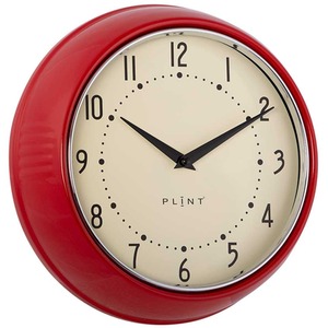 Plint Scandinavian Style Wall Clock - Red by Plint